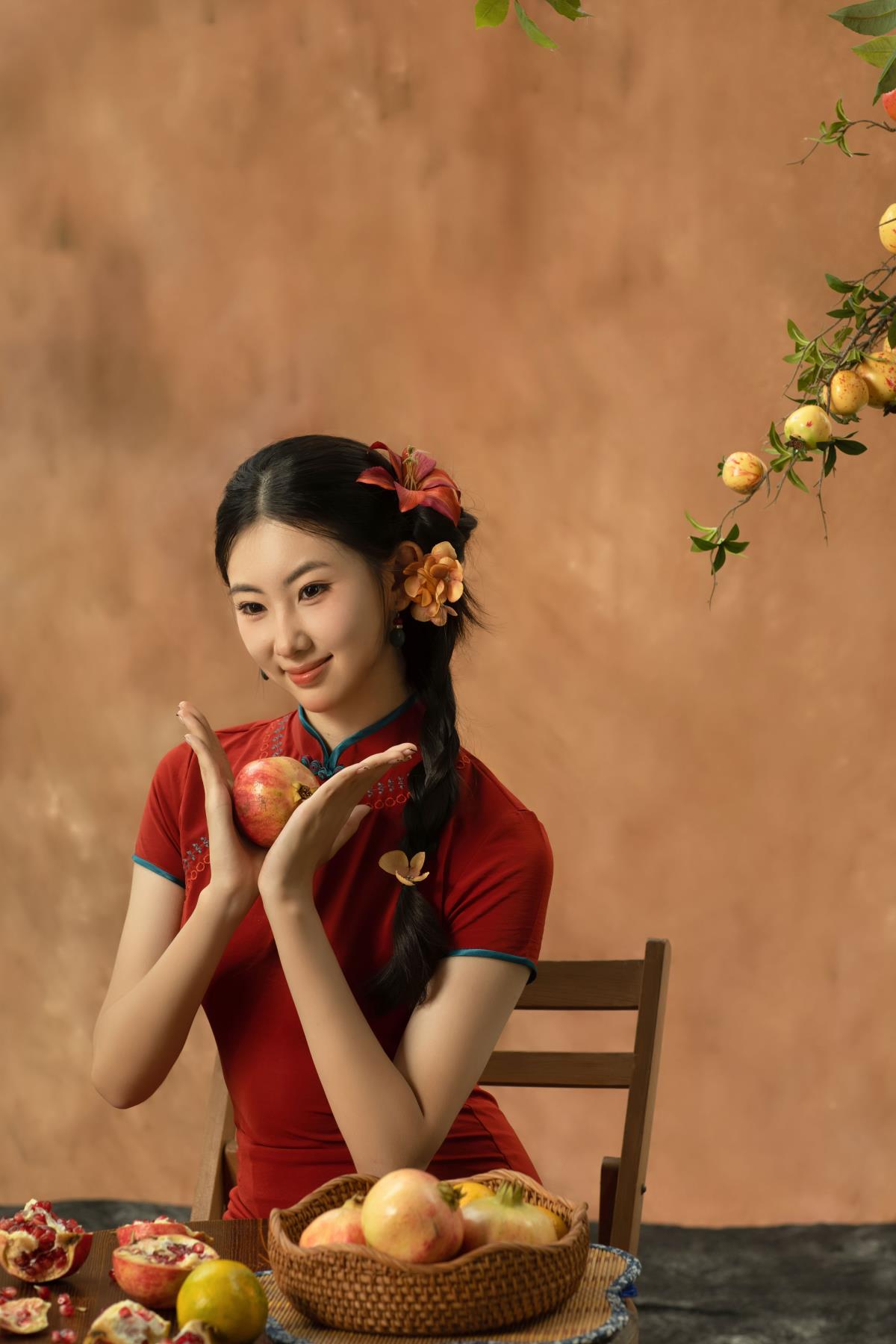 石榴少女 - 摄影：冬雪的春暖花开 - 模特：阿布力冰-艺语图