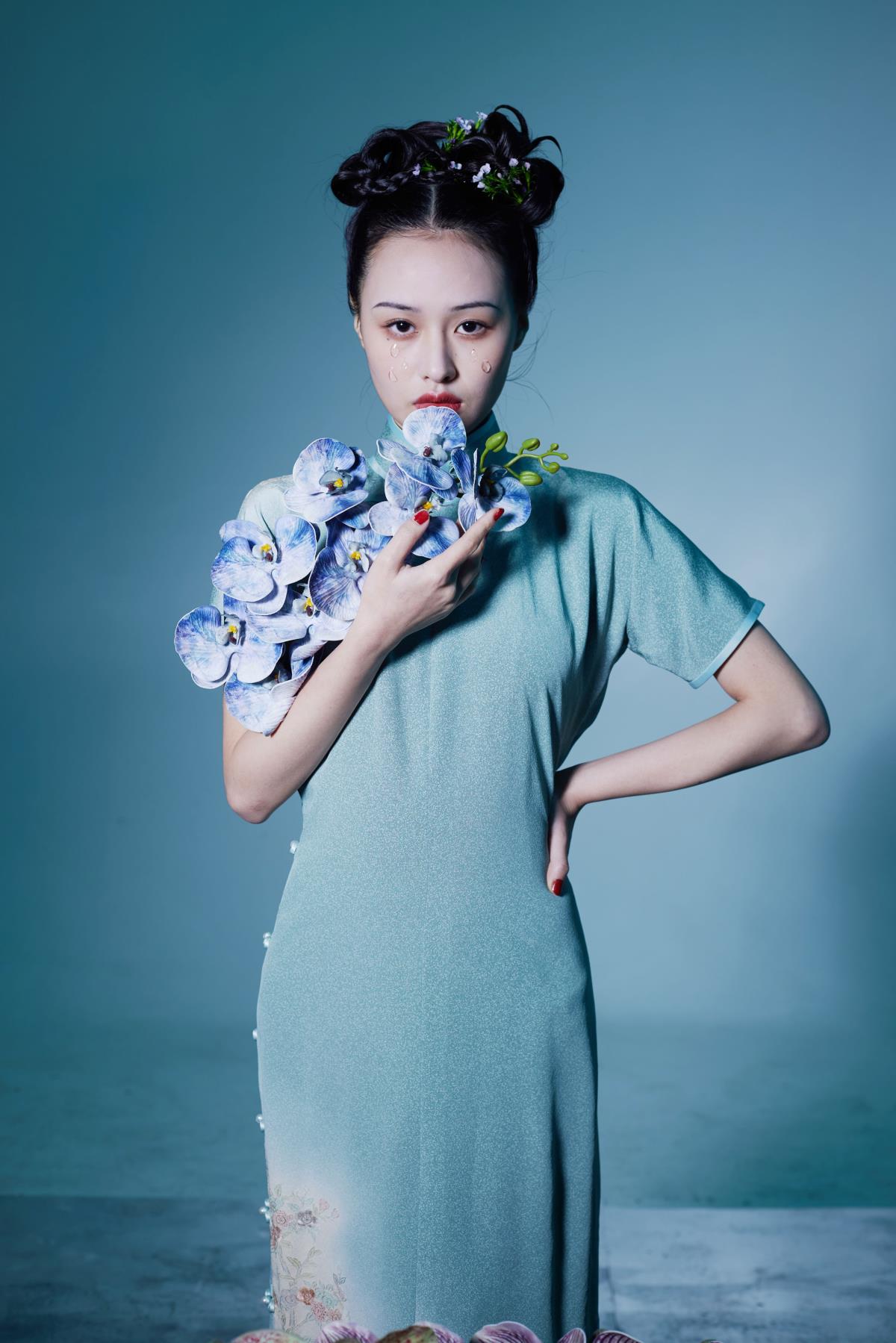 蝴蝶兰 - 摄影:竹间 - 模特:相泽希子-艺语图