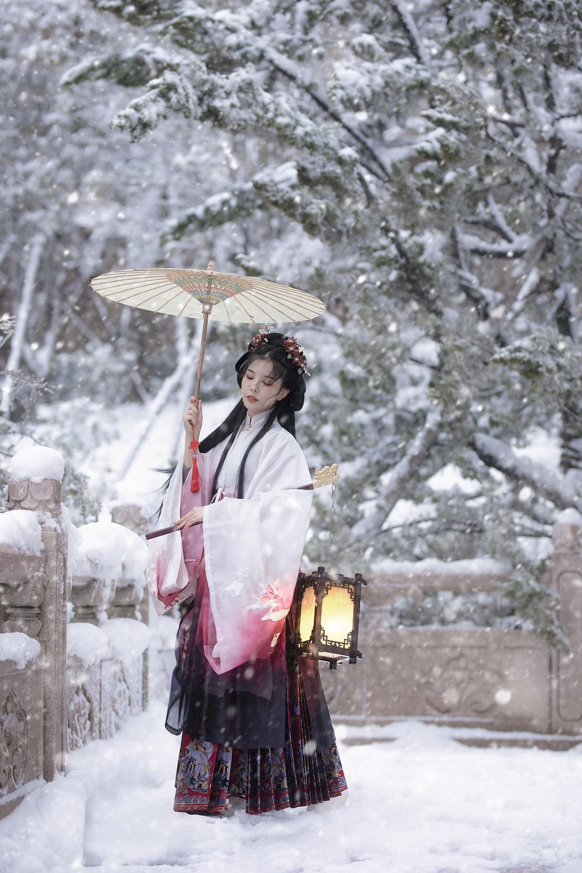 天欲雪 - 摄影：花间 - 模特：Yukin元元-艺语图