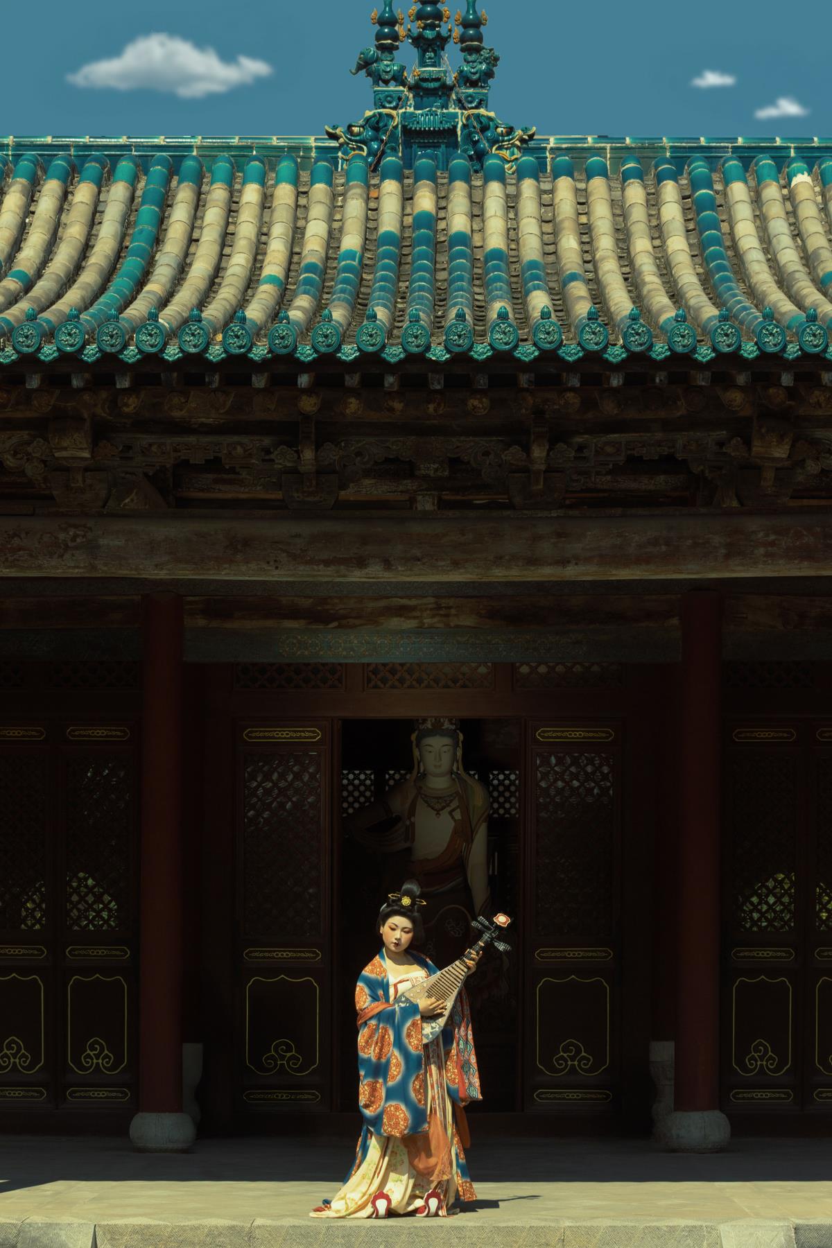 引路菩萨图复原·其三 - 摄影:若寒Rock - 模特:梦梦(我在山西当妆娘)-艺语图