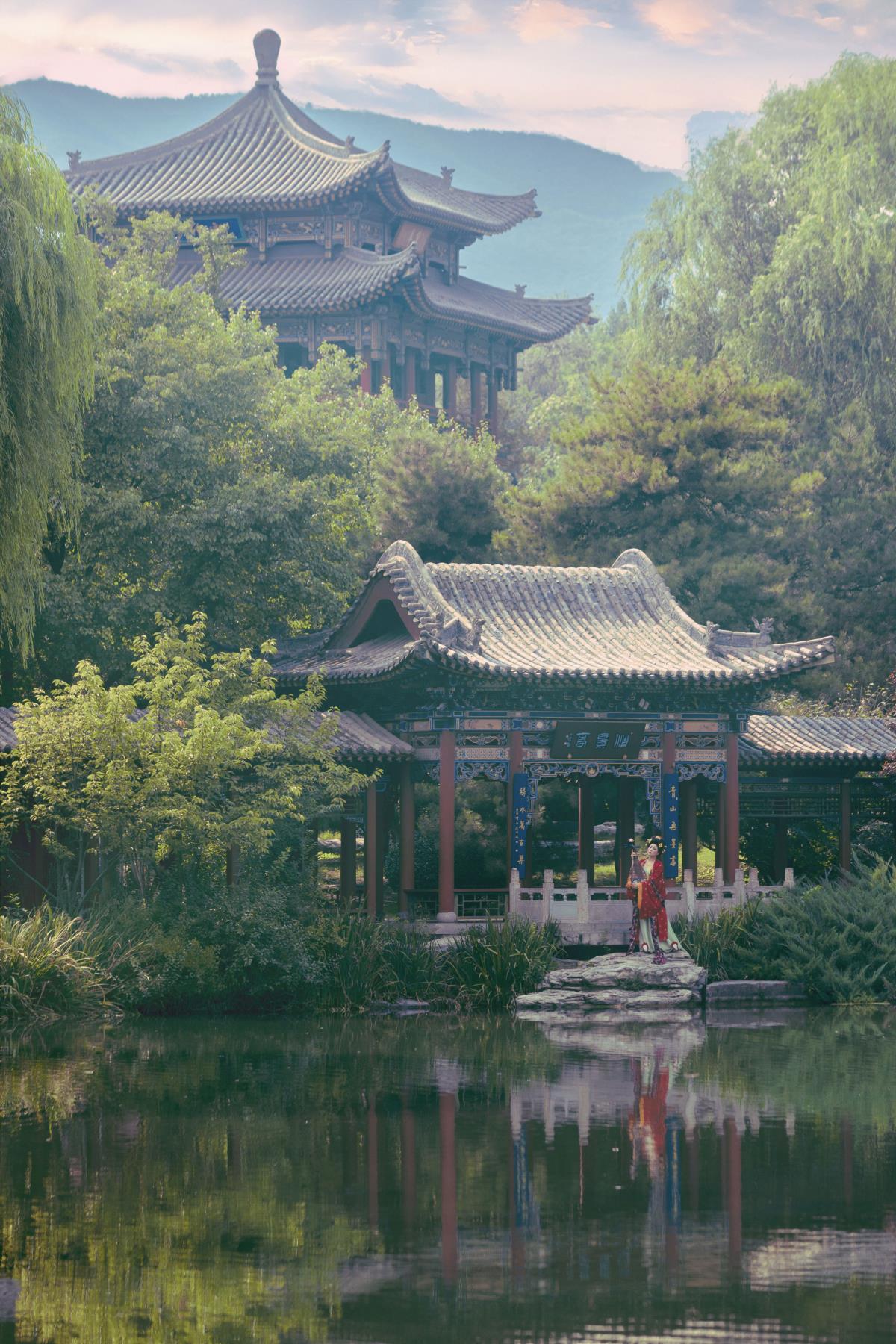 引路菩萨图复原·其二 – 摄影：若寒Rock – 模特：梦梦（我在山西当妆娘）-艺语图