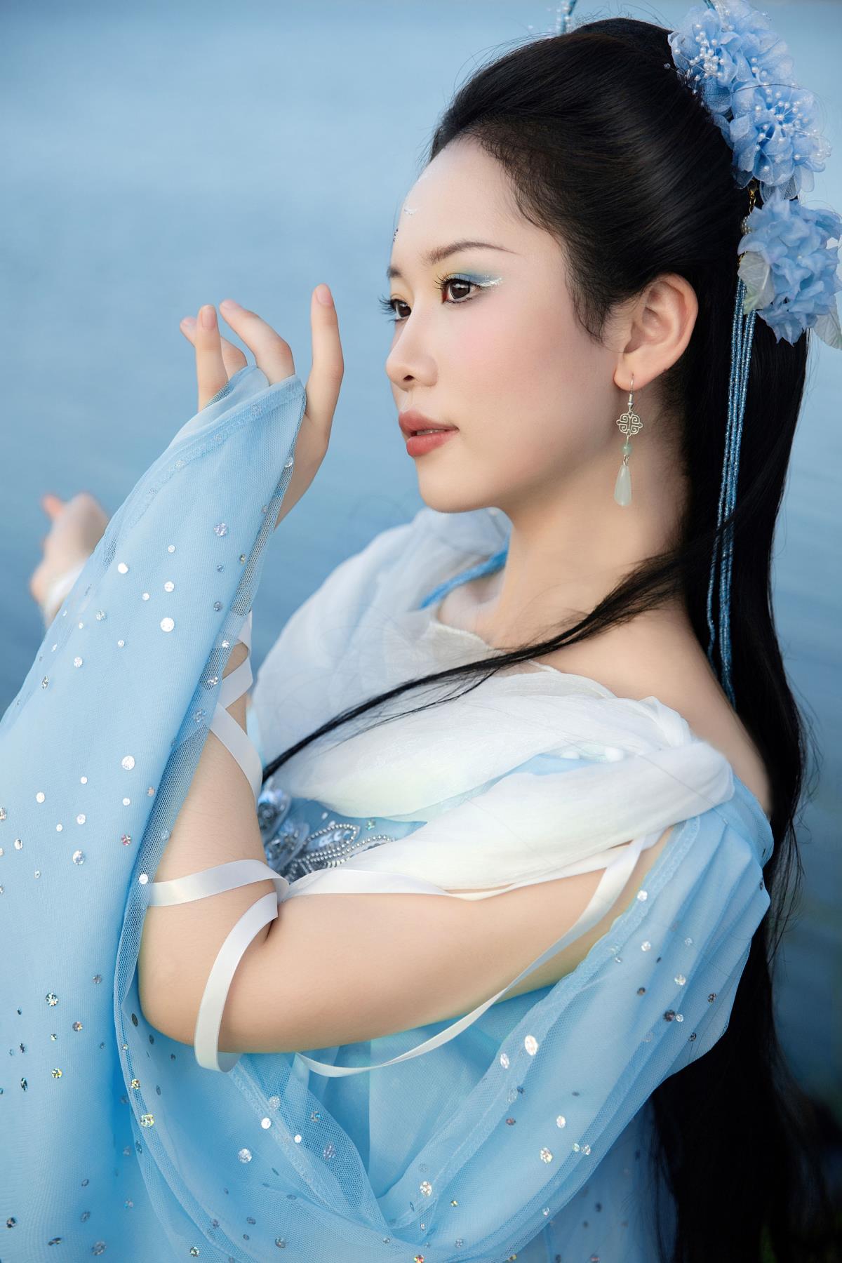 七仙女蓝儿 – 摄影：青城一玲 – 模特：憨憨婷…-艺语图