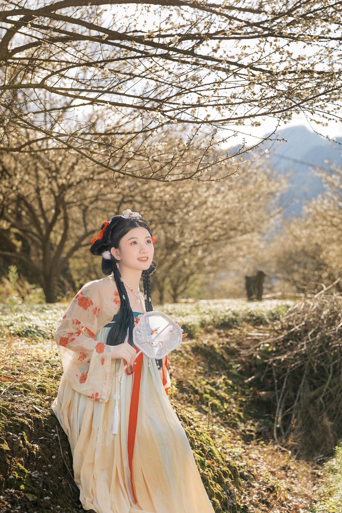 古风人像拍摄-梅花-圆圆 – 摄影：小蜜蜂 – 模特：圆圆-艺语图