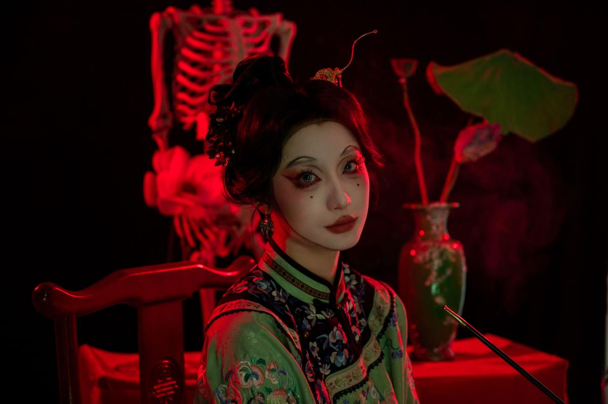 刻在骨子里的中式恐怖 – 摄影：万能摄影柿 – 模特：钰子-舞者王钰-艺语图