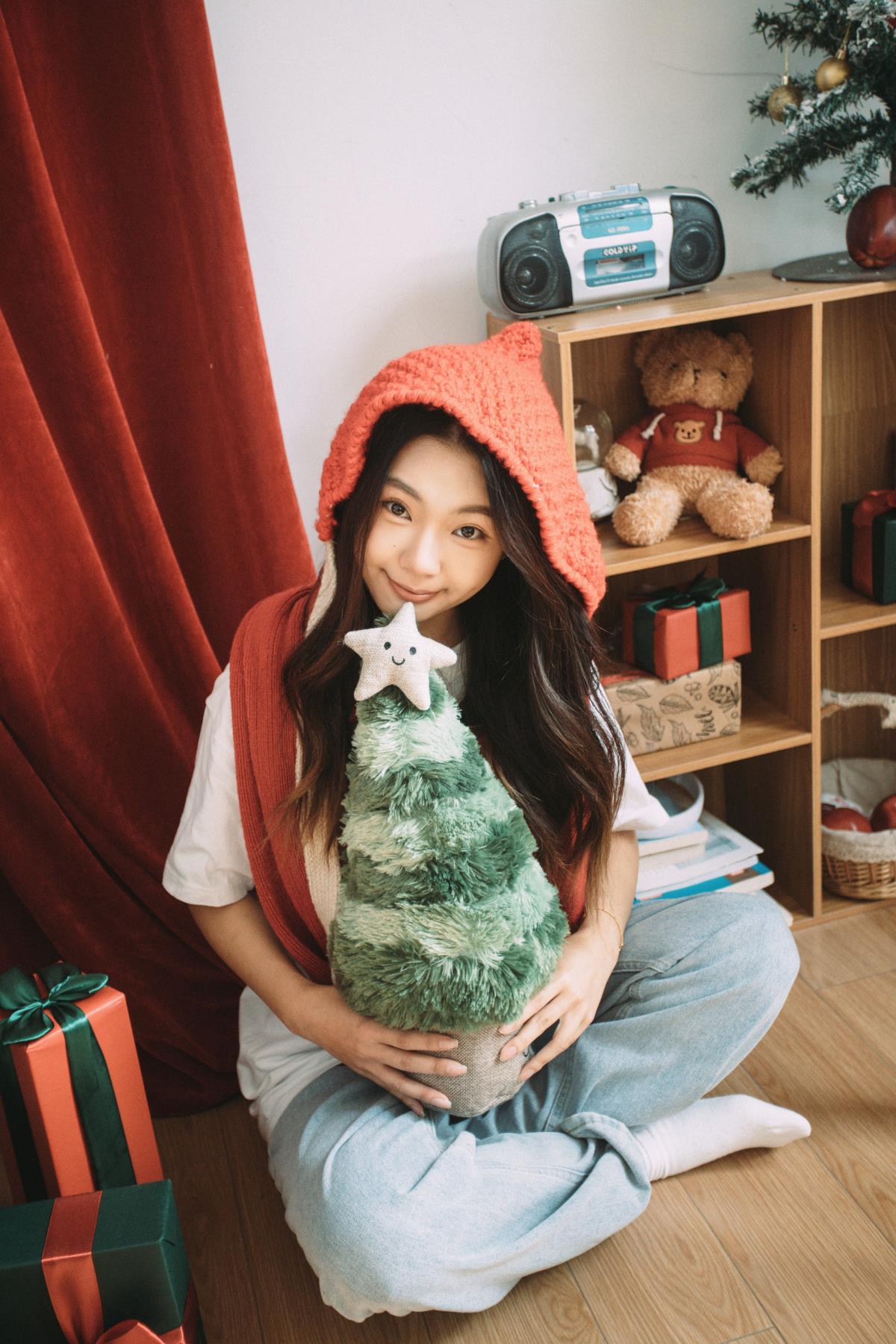 圣诞旧梦：暖冬里的复古絮语 – 摄影：倾海的小健健呀 – 模特：叶子-艺语图