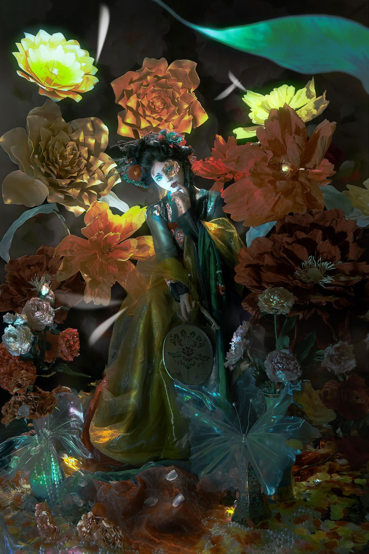 腐烂的牡丹花 – 摄影：徐雨青 – 模特：蓝曦-艺语图