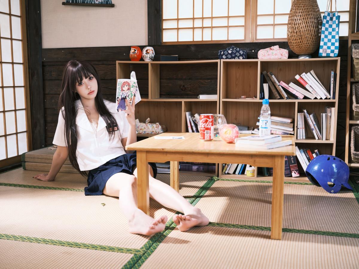 和屋里的JK少女 - 摄影：Andy 吉法喵师 - 模特：夏树友人帐-艺语图