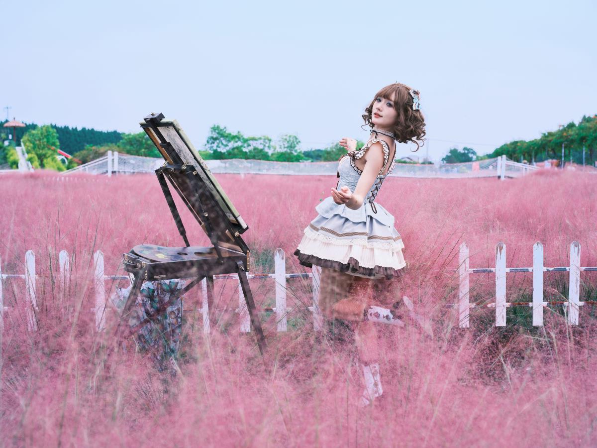 洛装的秋日粉黛游园 - 摄影:Andy 吉法喵师 - 模特:兔子Zzz不吃胡萝卜-艺语图