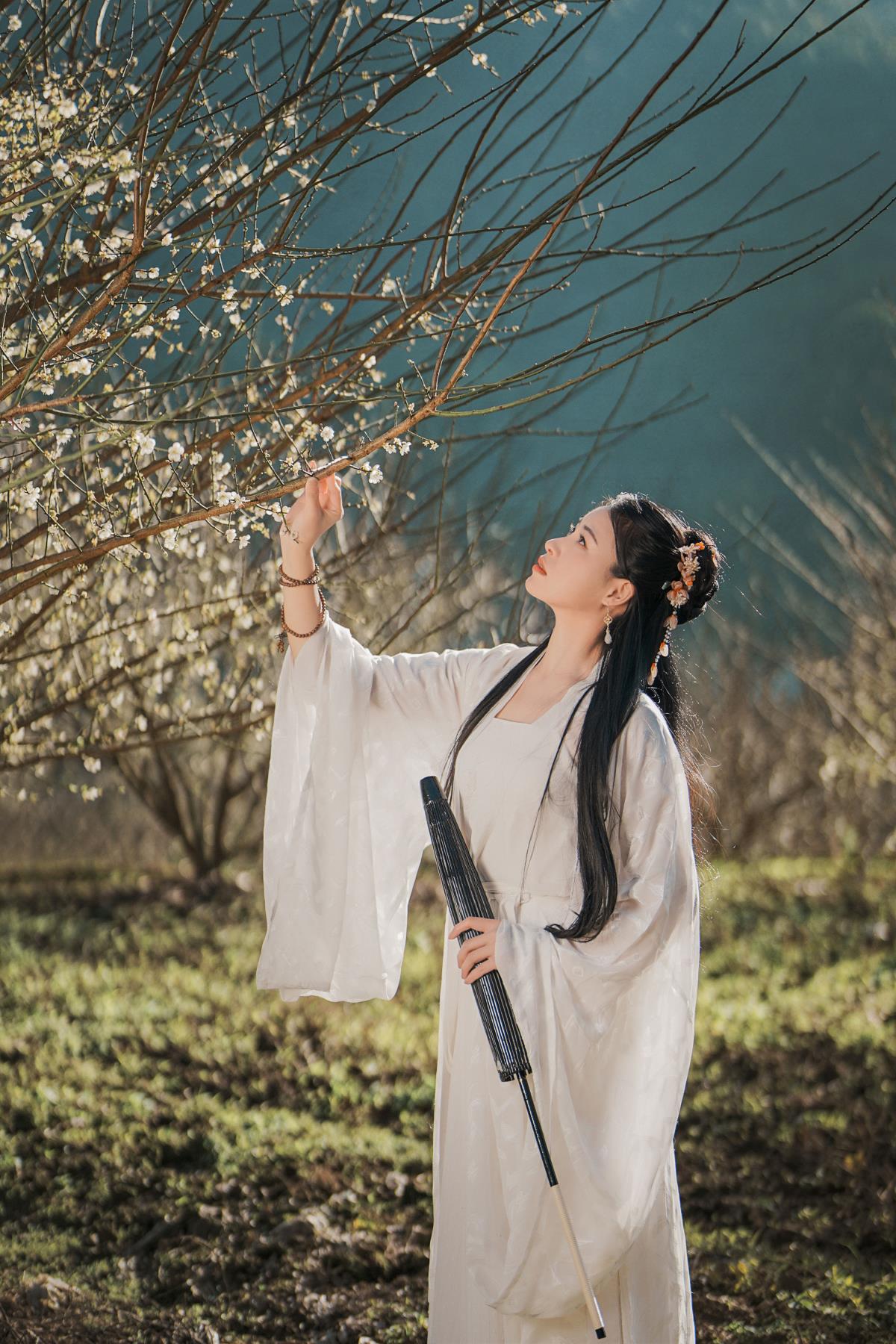 古风人像拍摄-梅花-张秋华 - 摄影：小蜜蜂 - 模特：张秋华-艺语图