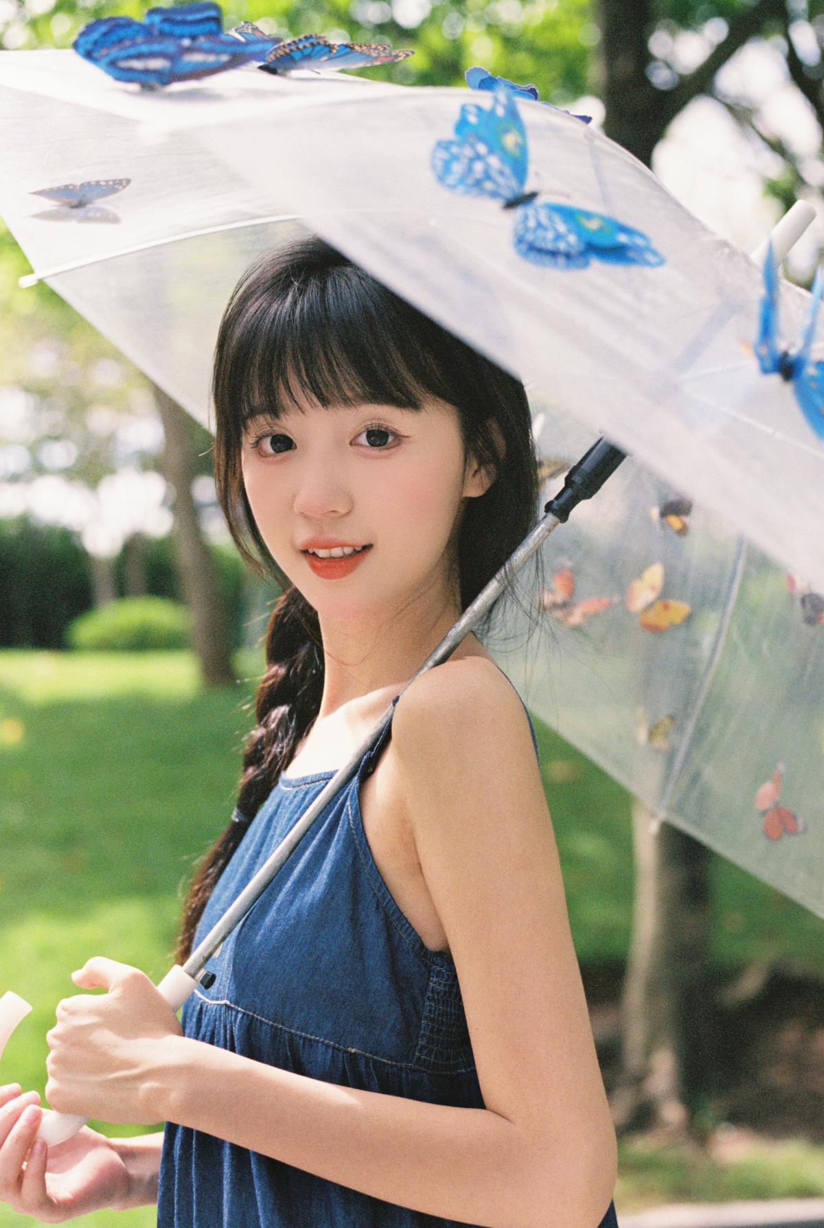 蓝色蝴蝶 - 摄影：未来秋葵 - 模特：美美晓鱼-艺语图